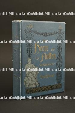 Lot de 2 livres sur l'armée et la Marine impériale allemande