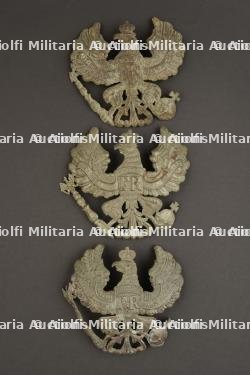 Ensemble de 3 plaques de casque prussien modèle 1915 — photo 1