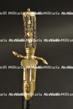 Dague de chasse période impériale allemande au blason des Hohenzollern — miniature 4