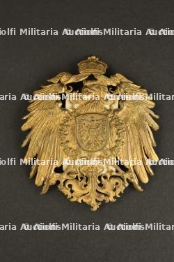 Plaque de coiffure Reichsland, police Alsace Lorraine, Schutztruppen