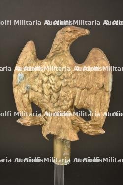 Aigle de drapeau de pavoisement français Second Empire. French 2nd Empire flag pole top eagle. Franzosischer Adler fur zweite Kaiserreich Flagge — miniature 2
