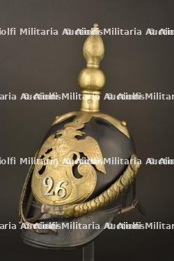 Casque russe mod. 1844 49, 26e rgt d infanterie. Russian helmet pattern 1844 49 26th Infantry Rgt. Russland Infanterie Helm M1844