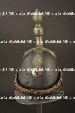 Casque russe mod. 1844 Brigade Artillerie Garnison. Russian helmet pat. 1844 Garrison Artillery Brigade. Russland Festung Artillerie Helm