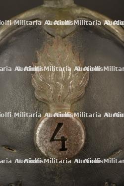 Casque russe mod. 1844 Brigade Artillerie Garnison. Russian helmet pat. 1844 Garrison Artillery Brigade. Russland Festung Artillerie Helm — photo 11