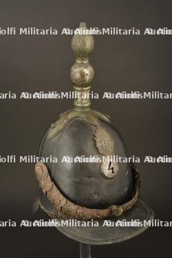 Casque russe mod. 1844 Brigade Artillerie Garnison. Russian helmet pat. 1844 Garrison Artillery Brigade. Russland Festung Artillerie Helm — miniature 13