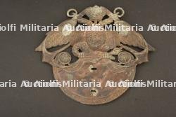 Plaque de casque d un detachement naval. Imperial russian naval infantry headgear plate. Russland Marine Infanterie Helm Emblem — photo 2