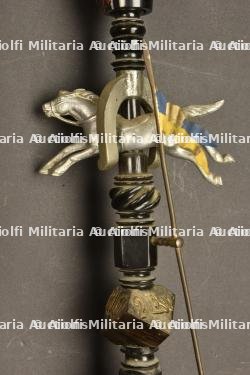 Pipe de reserviste du 17eme Hussards de Brunswick. Brunswick 17th hussars porcelan reservist pipe. Braunschweig Husaren Rgt Nr 17 Reservisten Pfeife — miniature 7