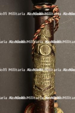 Pipe de reserviste du 17eme Hussards de Brunswick. Brunswick 17th hussars porcelan reservist pipe. Braunschweig Husaren Rgt Nr 17 Reservisten Pfeife — photo 9