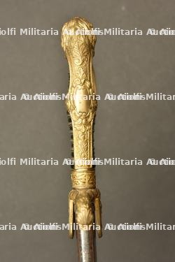 Sabre d officier tete de lion d officier du 17eme hussard de brunswick. Brunswick hussars officer lion head sword. Braunschweig Husaren Offizier Lowenkopf Säbel — photo 3