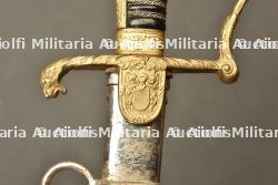 Sabre d officier tete de lion d officier du 17eme hussard de brunswick. Brunswick hussars officer lion head sword. Braunschweig Husaren Offizier Lowenkopf Säbel — photo 6