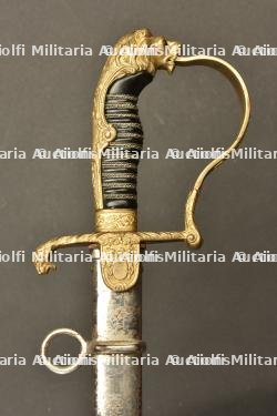 Sabre d officier tete de lion d officier du 17eme hussard de brunswick. Brunswick hussars officer lion head sword. Braunschweig Husaren Offizier Lowenkopf Säbel — photo 7