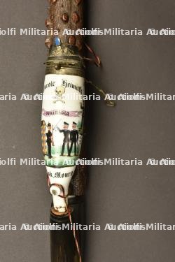 Pipe de reserviste du 92eme regiment d infanterie de Brunswick. Brunswick 92th regiment porcelan reservist pipe. Braunschweig Infanterie Regiment Nr 92 Reservistenpfeife — photo 8