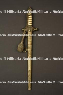 Dague style 1902 d Officier de la Marine imperiale. Imperial german navy officer 1902 style dagger. Kaiserliche Marine Dolch fur Offizier im Stil 1902 — photo 1