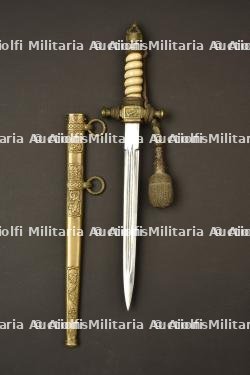 Dague style 1902 d Officier de la Marine imperiale. Imperial german navy officer 1902 style dagger. Kaiserliche Marine Dolch fur Offizier im Stil 1902 — photo 7