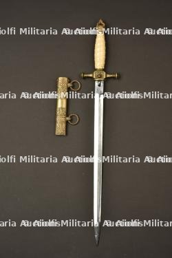 Dague style 1890 d officier de la Marine Imperiale allemande. Imperial german navy officer 1890 style dagger. Kaiserliche Marine Dolch fur Offizier im Stil 1890 — miniature 1