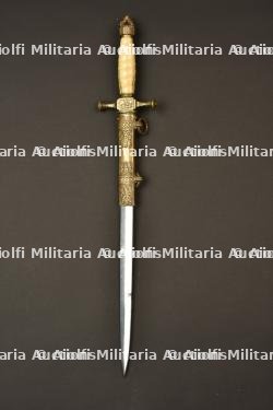 Dague style 1890 d officier de la Marine Imperiale allemande. Imperial german navy officer 1890 style dagger. Kaiserliche Marine Dolch fur Offizier im Stil 1890 — photo 2