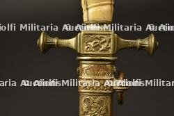 Dague style 1890 d officier de la Marine Imperiale allemande. Imperial german navy officer 1890 style dagger. Kaiserliche Marine Dolch fur Offizier im Stil 1890 — miniature 3