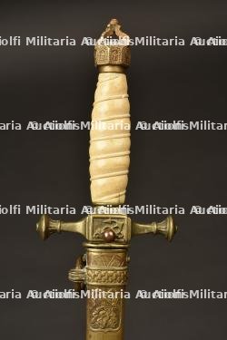 Dague style 1890 d officier de la Marine Imperiale allemande. Imperial german navy officer 1890 style dagger. Kaiserliche Marine Dolch fur Offizier im Stil 1890 — miniature 6