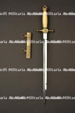 Dague style 1890 d officier de la Marine Imperiale allemande. Imperial german navy officer 1890 style dagger. Kaiserliche Marine Dolch fur Offizier im Stil 1890 — miniature 8