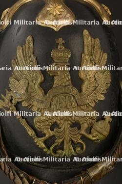 Casque a pointe d officier prussien 1842. Early prussian officer spiked helmet pattern 1842. Offizier Pickelhaube M1842 — photo 5