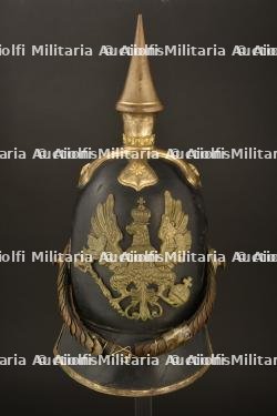 Casque a pointe d officier prussien 1842. Early prussian officer spiked helmet pattern 1842. Offizier Pickelhaube M1842 — miniature 16
