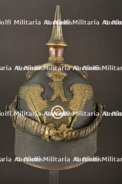 Casque d officier modele 1842 de la Garde. Scarce prussian guard pattern 1842 officer spiked helmet. Selten Garde Offizier Pickelhaube M1842 — photo 14