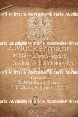 Schirmmutze d infanterie vers 1880. Pre-ww1 infantry visor cap. Circa 1880 Infanterie Schirmmutze — miniature 3