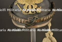 Tschapka prussienne modele 1867 troupe avec cordon raquettes. Prussian lancer Tschapska pattern 1867. Preussen Ulanen Tschapka M1867 — miniature 14