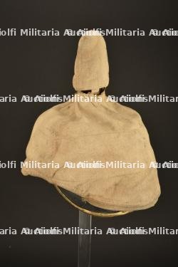 Casque d officier de reserve Garde FeldArtillerie. Guard field artillery reserve officer spiked helmet. Garde Feldartillerie Reserve Offizier Pickelhaube. — miniature 2