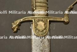 Sabre d officier d artillerie prussien a tete de lion. German artillery lion head officer saber. Preussen Artillerie Offizier Lowenkopf Säbel — photo 3