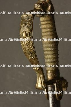 Sabre d officier d artillerie prussien a tete de lion. German artillery lion head officer saber. Preussen Artillerie Offizier Lowenkopf Säbel — miniature 6