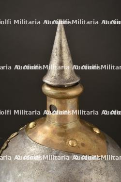 Casque a pointe de Kurassier modele 1862. Cuirassier spiked helmet pattern 1862. Kurassier Pickelhaube Modell 1862 — miniature 6