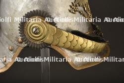 Casque a pointe de Kurassier modele 1862. Cuirassier spiked helmet pattern 1862. Kurassier Pickelhaube Modell 1862 — miniature 11