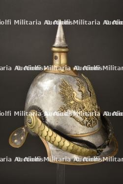 Casque a pointe de Kurassier modele 1862. Cuirassier spiked helmet pattern 1862. Kurassier Pickelhaube Modell 1862 — miniature 13