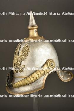 Casque a pointe de Kurassier modele 1862. Cuirassier spiked helmet pattern 1862. Kurassier Pickelhaube Modell 1862 — miniature 25