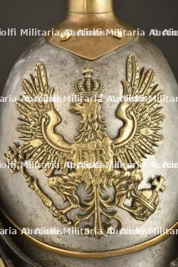 Casque a pointe de Kurassier modele 1862. Cuirassier spiked helmet pattern 1862. Kurassier Pickelhaube Modell 1862 — photo 31