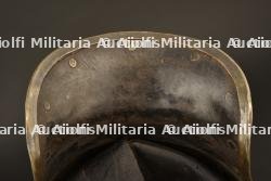 Casque modele 1853 modifie 1862-1867 du 2eme Regiment de Cuirassiers de la Reine. Prussian 2nd cuirassier regiment, queen s own, spiked helmet. Preussen Kurassier Regiment Nr 2 Pickelhaube M1862-1867 — photo 3