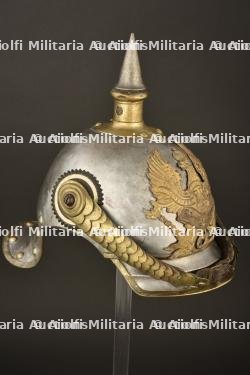Casque modele 1853 modifie 1862-1867 du 2eme Regiment de Cuirassiers de la Reine. Prussian 2nd cuirassier regiment, queen s own, spiked helmet. Preussen Kurassier Regiment Nr 2 Pickelhaube M1862-1867 — photo 10