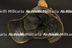 Casque de Kurassier modele 1862 reconstitue en Leibgendarme. Prussian cuirassier spiked helmet with reproduction of a Leibgendarme eagle. Kurassier Helm M1862 mit Leibgendarme Neufertigung Adler — photo 8