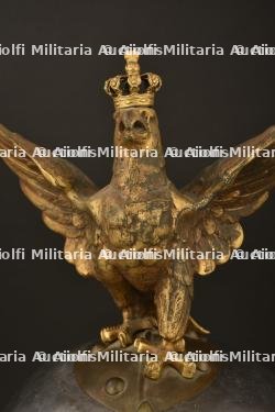 Casque de Kurassier modele 1862 reconstitue en Leibgendarme. Prussian cuirassier spiked helmet with reproduction of a Leibgendarme eagle. Kurassier Helm M1862 mit Leibgendarme Neufertigung Adler — miniature 20