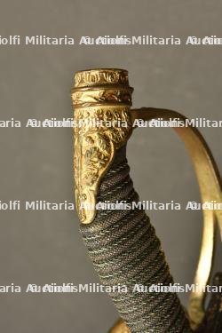 Sabre IOD89 avec dedicace, belle facture. Deluxe german infantry officer dedicated sword. Infanterie Offizier Degen in Luxusqualität. — photo 3
