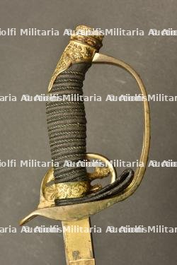 Sabre IOD89 avec dedicace, belle facture. Deluxe german infantry officer dedicated sword. Infanterie Offizier Degen in Luxusqualität. — miniature 6