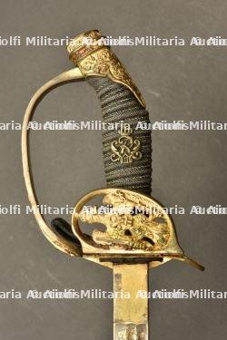 Sabre IOD89 avec dedicace, belle facture. Deluxe german infantry officer dedicated sword. Infanterie Offizier Degen in Luxusqualität. — photo 7