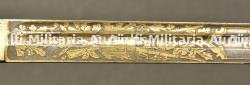 Sabre IOD89 avec dedicace, belle facture. Deluxe german infantry officer dedicated sword. Infanterie Offizier Degen in Luxusqualität. — miniature 8