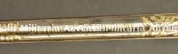 Sabre IOD89 avec dedicace, belle facture. Deluxe german infantry officer dedicated sword. Infanterie Offizier Degen in Luxusqualität. — miniature 9