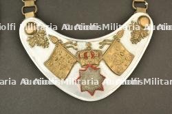 Lot de deux reproductions de hausse-cols prussiens. Lot of 2 prussian gorget reproductions. Preussen Konvolut 2 Neufertigung Ringkragen — miniature 7