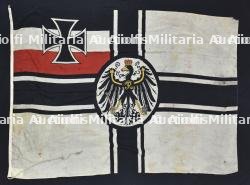 Grand drapeau imperial allemand. Large imperial german flag. Grosse Reichskriegsflagge Kaiserkiche Kriegs Fahne