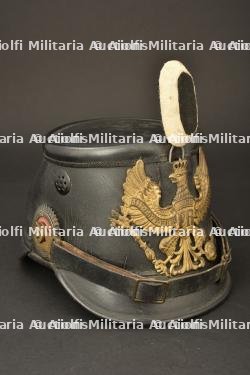 Tschako de sous officier prussien. Prussian light infantry NCO shako. Jäger Unteroffizier Tschako — photo 11