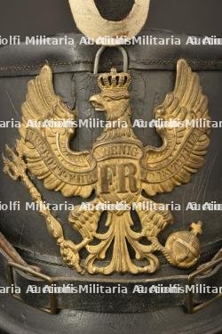 Tschako de sous officier prussien. Prussian light infantry NCO shako. Jäger Unteroffizier Tschako — photo 13