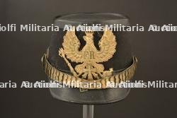 Tschako d officier de reserve de Jäger. Prussian light infantry reserve officer shako. Preussen Reserve Offizier Jager Tschako